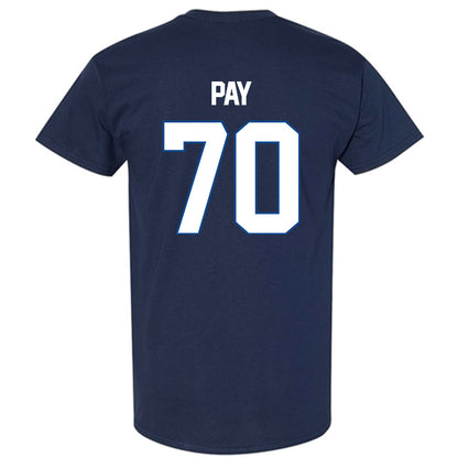 BYU - NCAA Football : Connor Pay - Navy Classic Shersey Short Sleeve T-Shirt