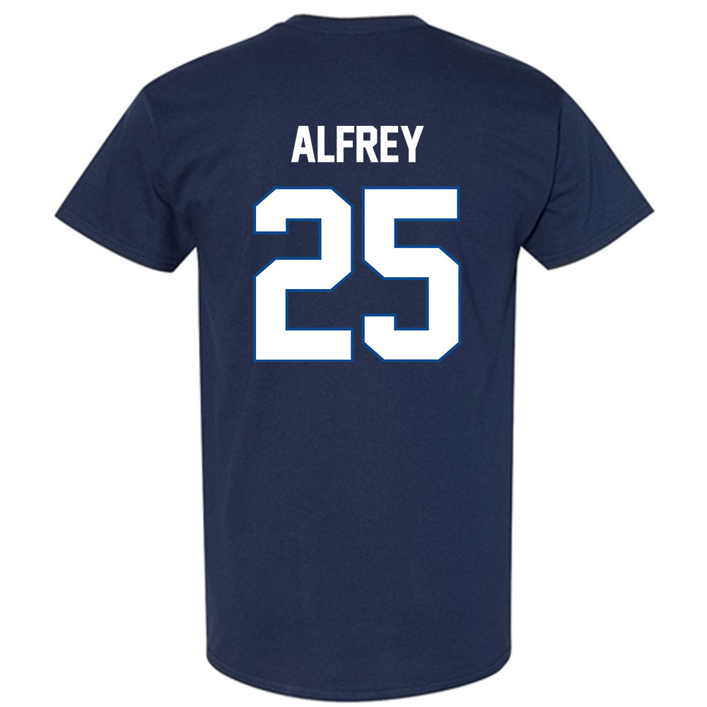 BYU - NCAA Football : Talan Alfrey - Navy Classic Shersey Short Sleeve T-Shirt