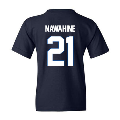 BYU - NCAA Football : Enoch Nawahine - Navy Classic Shersey Youth T-Shirt