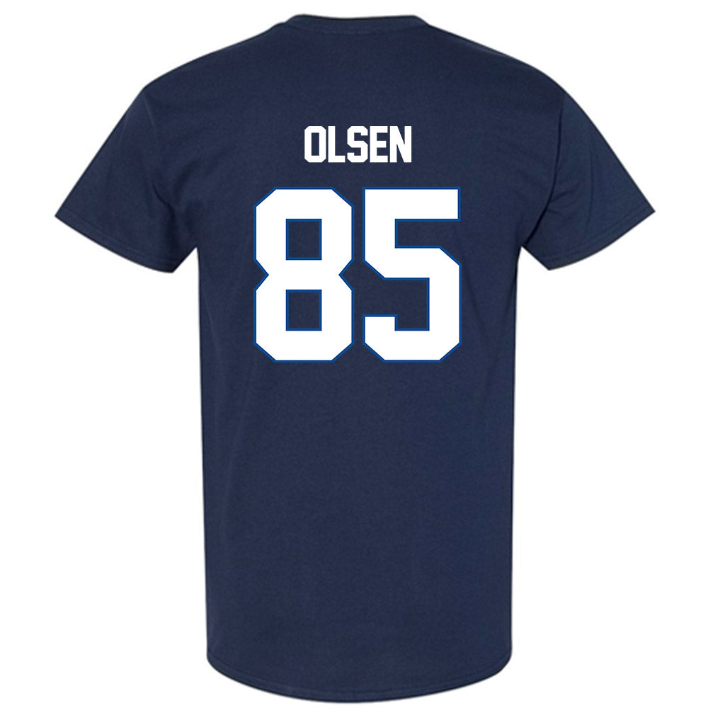 BYU - NCAA Football : Anthony Olsen - Navy Classic Shersey Short Sleeve T-Shirt