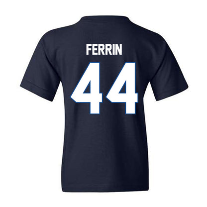 BYU - NCAA Football : Will Ferrin - Navy Classic Shersey Youth T-Shirt