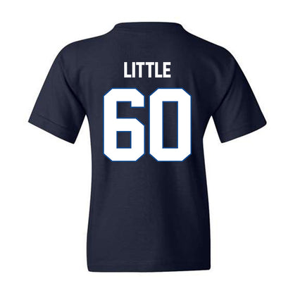 BYU - NCAA Football : Tyler Little - Navy Classic Shersey Youth T-Shirt