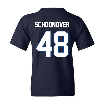 BYU - NCAA Football : Bodie Schoonover - Navy Classic Shersey Youth T-Shirt