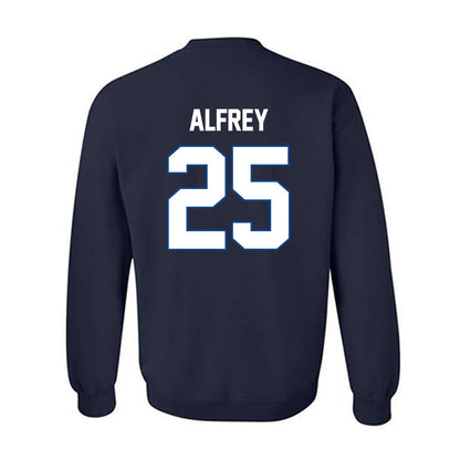 BYU - NCAA Football : Talan Alfrey - Navy Classic Shersey Sweatshirt