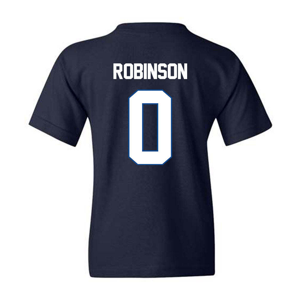 BYU - NCAA Football : Jakob Robinson - Navy Classic Shersey Youth T-Shirt