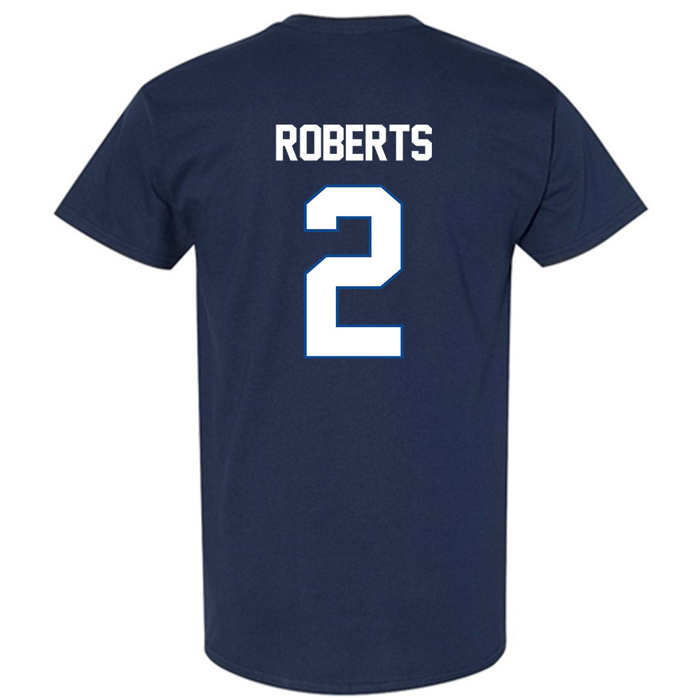 BYU - NCAA Football : Chase Roberts - Navy Classic Shersey Short Sleeve T-Shirt