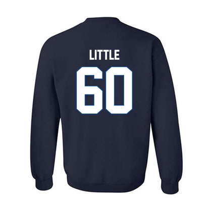 BYU - NCAA Football : Tyler Little - Navy Classic Shersey Sweatshirt