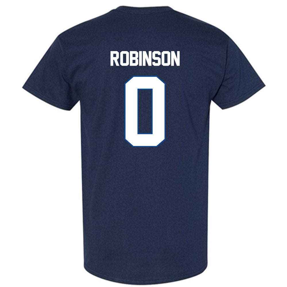 BYU - NCAA Football : Jakob Robinson - Navy Classic Shersey Short Sleeve T-Shirt