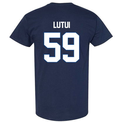 BYU - NCAA Football : Logan Lutui - Navy Classic Shersey Short Sleeve T-Shirt