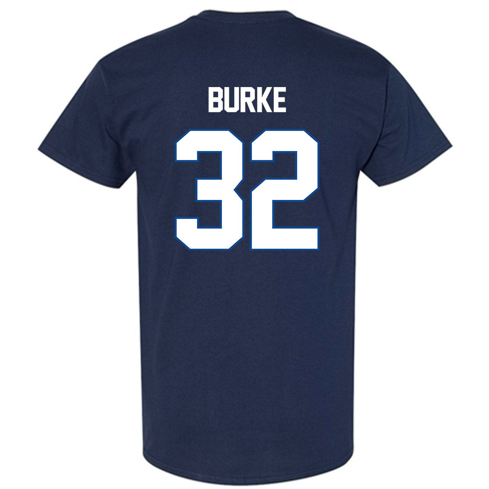 BYU - NCAA Football : Ty Burke - Navy Classic Shersey Short Sleeve T-Shirt