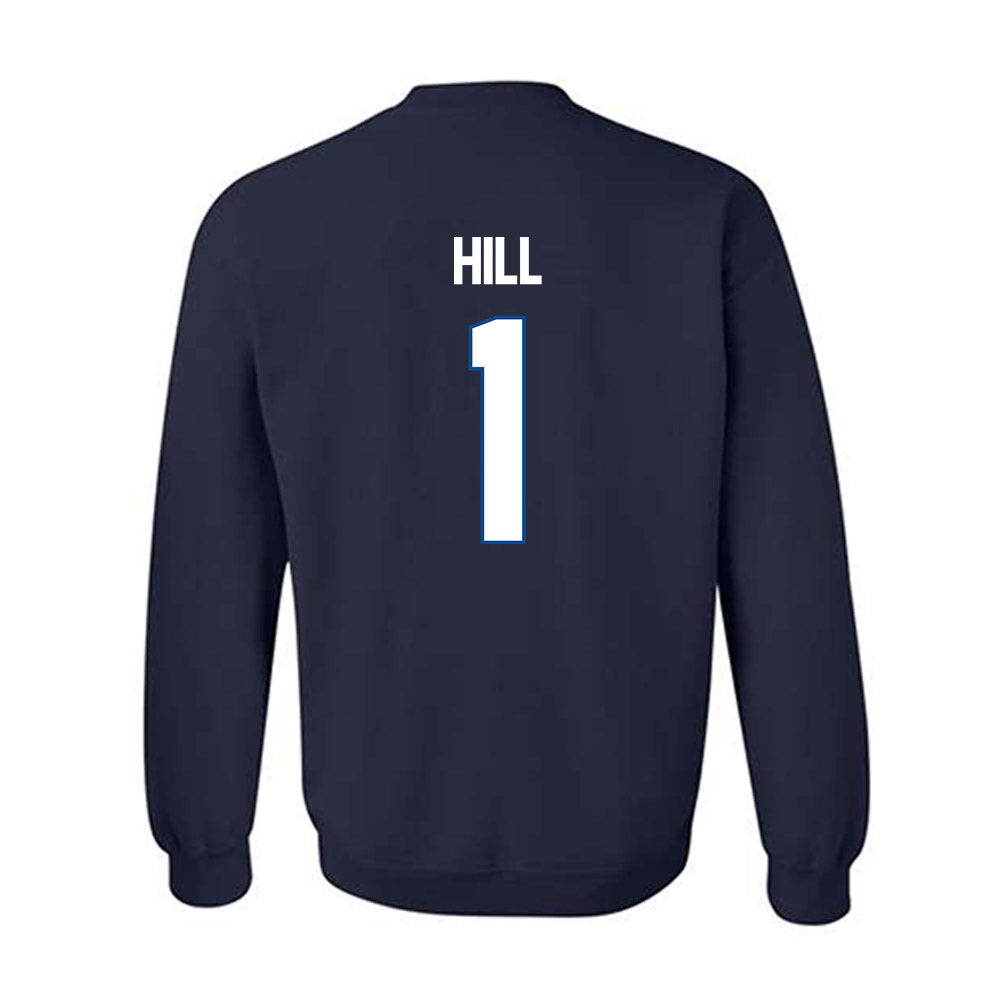 BYU - NCAA Football : Keanu Hill - Navy Classic Shersey Sweatshirt