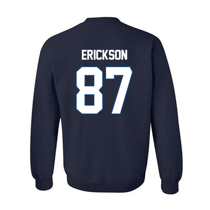 BYU - NCAA Football : Ethan Erickson - Navy Classic Shersey Sweatshirt