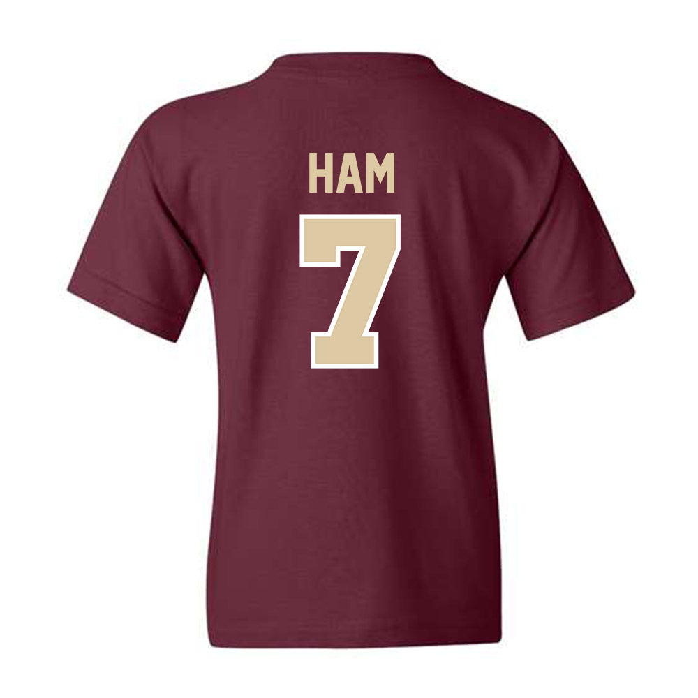 Boston College - NCAA Women's Ice Hockey : Kate Ham - Youth T-Shirt Classic Shersey