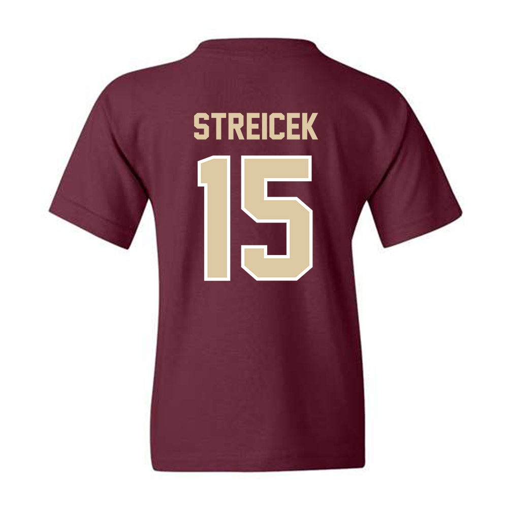 Boston College - NCAA Women's Soccer : Aislin Streicek - Maroon Classic Youth T-Shirt