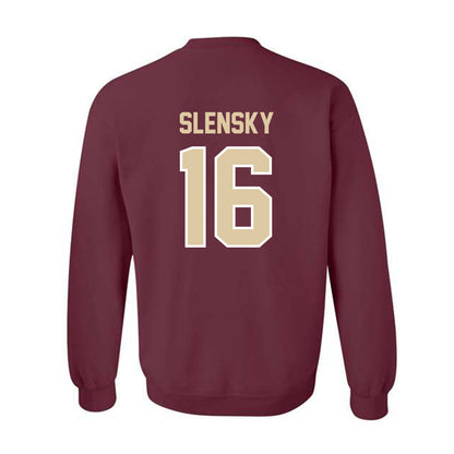 Boston College - NCAA Women's Soccer : Ellyson Slensky - Maroon Classic Sweatshirt