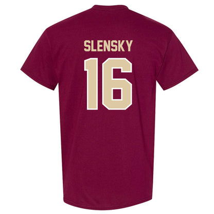 Boston College - NCAA Women's Soccer : Ellyson Slensky - Maroon Classic Short Sleeve T-Shirt