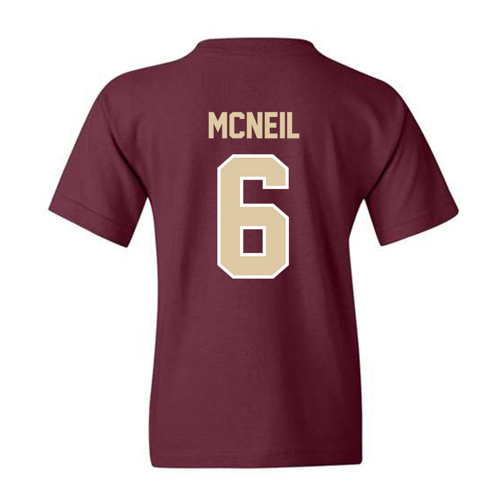 Boston College - NCAA Women's Soccer : Ava McNeil - Maroon Classic Youth T-Shirt