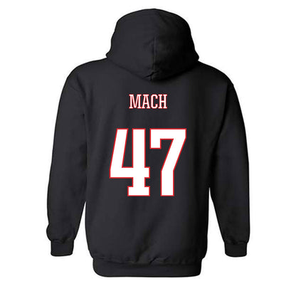 UConn - NCAA Baseball : Alex Mach - Hooded Sweatshirt Classic Shersey