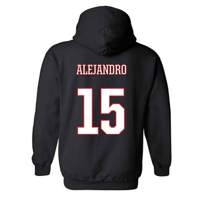 UConn - NCAA Baseball : Hector Alejandro - Hooded Sweatshirt Classic Shersey