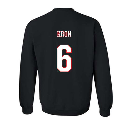 UConn - NCAA Baseball : Drew Kron - Crewneck Sweatshirt Classic Shersey