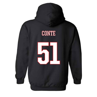 UConn - NCAA Baseball : Giovanni Conte - Hooded Sweatshirt Classic Shersey