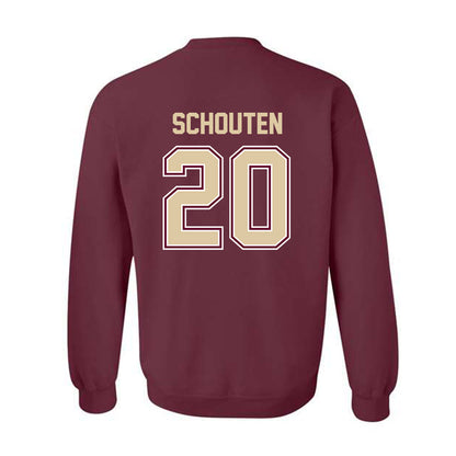 Boston College - NCAA Softball : Meghan Schouten - Crewneck Sweatshirt Classic Shersey