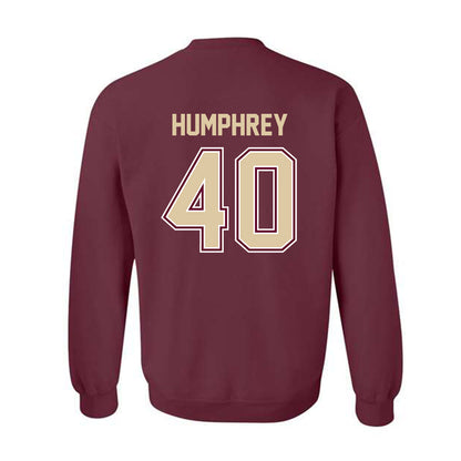 Boston College - NCAA Baseball : Tony Humphrey - Crewneck Sweatshirt Classic Shersey