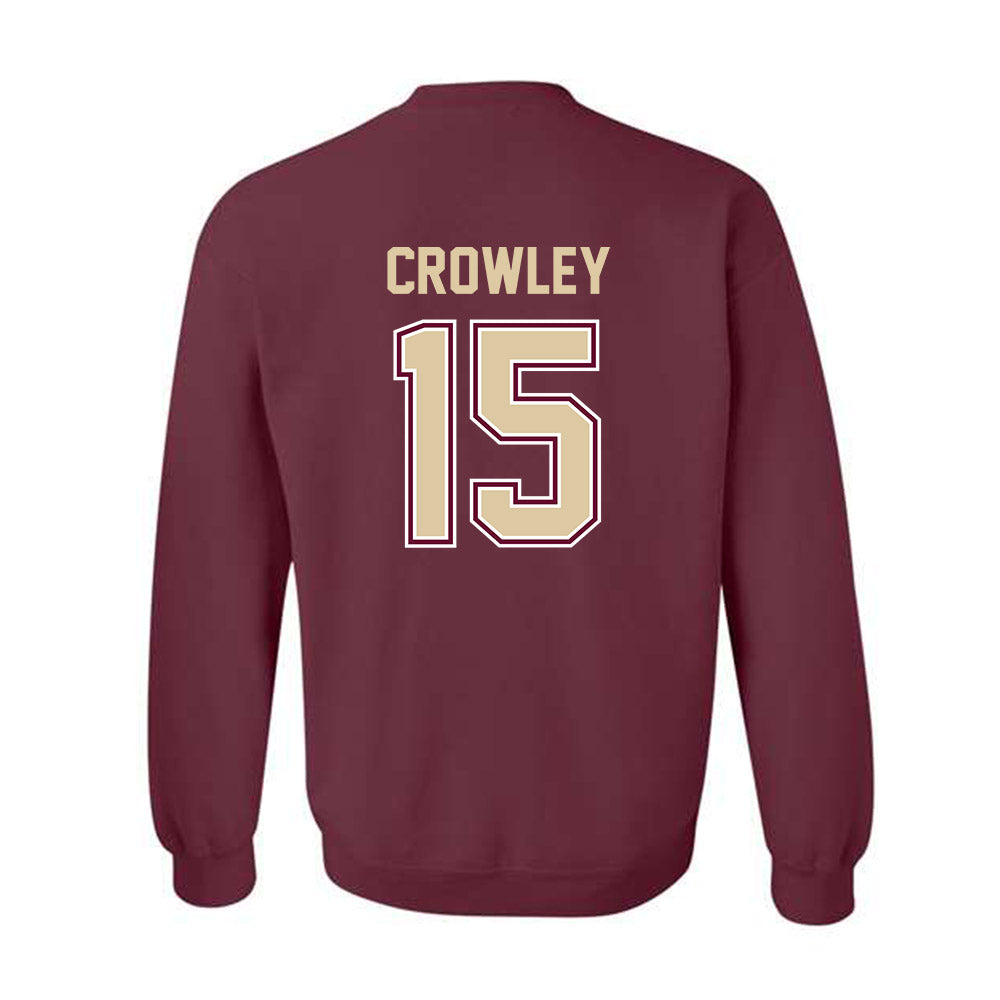 Boston College - NCAA Baseball : Aidan Crowley - Crewneck Sweatshirt Classic Shersey