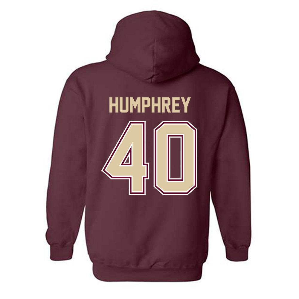 Boston College - NCAA Baseball : Tony Humphrey - Hooded Sweatshirt Classic Shersey