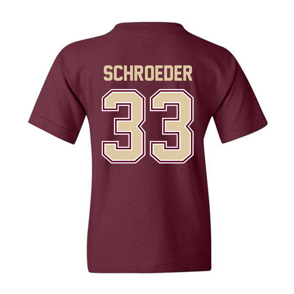 Boston College - NCAA Baseball : Eric Schroeder - Youth T-Shirt Classic Shersey