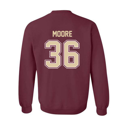 Boston College - NCAA Baseball : Evan Moore - Crewneck Sweatshirt Classic Shersey