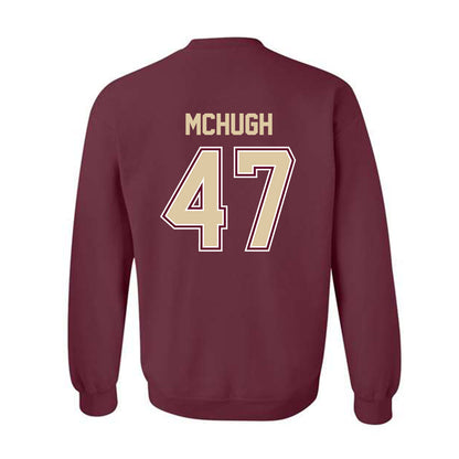 Boston College - NCAA Baseball : Nate Mchugh - Crewneck Sweatshirt Classic Shersey