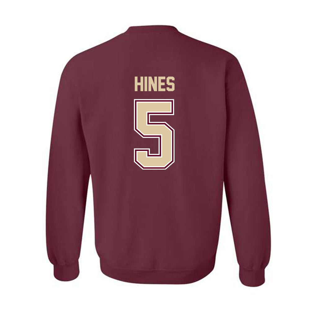 Boston College - NCAA Softball : Zoe Hines - Crewneck Sweatshirt Classic Shersey