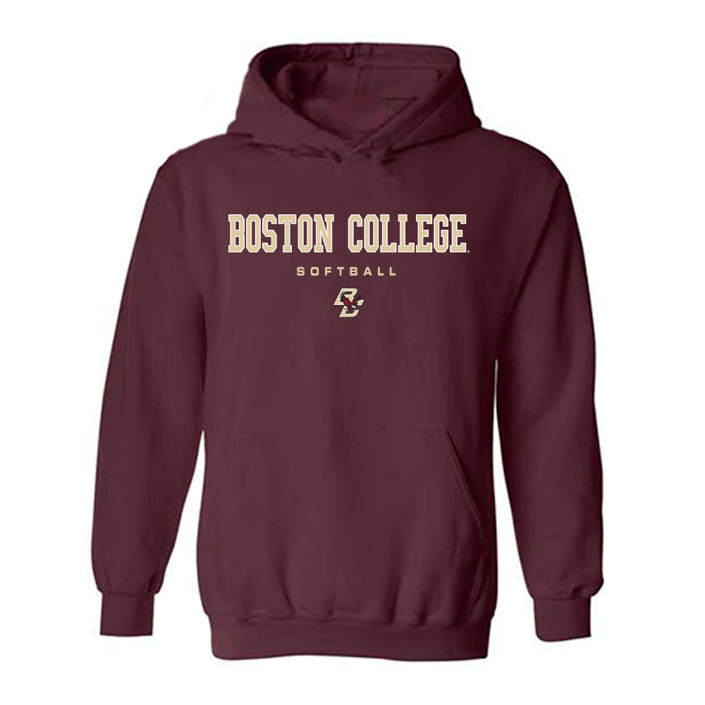 Boston College - NCAA Softball : Meghan Schouten - Hooded Sweatshirt Classic Shersey