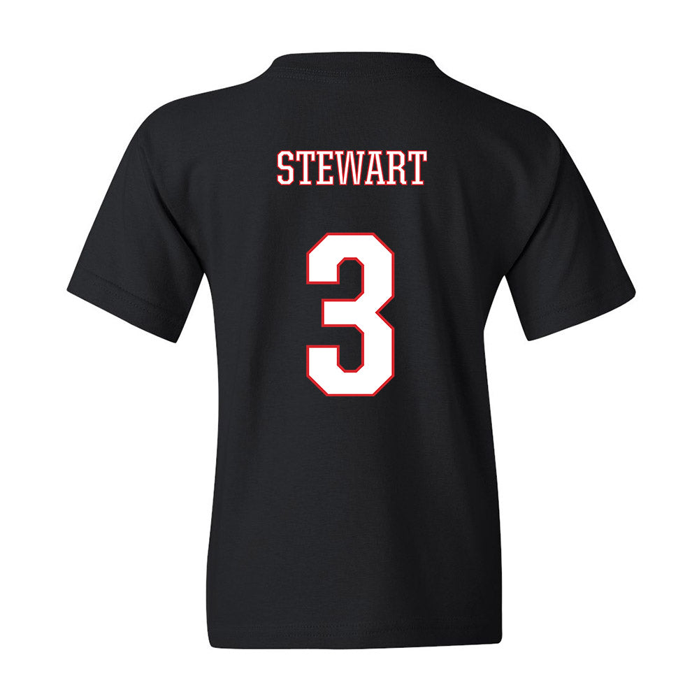 UConn - NCAA Men's Basketball : Jaylin Stewart - Youth T-Shirt Classic Shersey