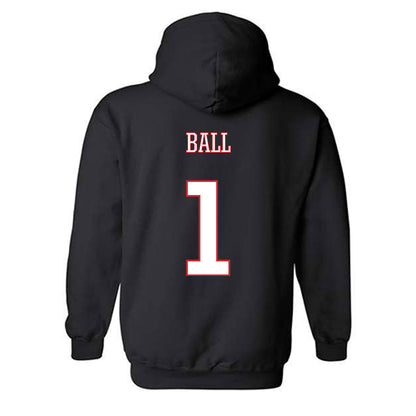 UConn - NCAA Men's Basketball : Solo Ball - Hooded Sweatshirt Classic Shersey