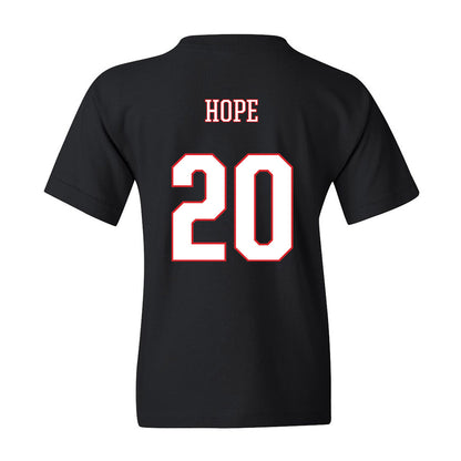 UConn - NCAA Men's Soccer : Elijah Hope - Black Classic Shersey Youth T-Shirt