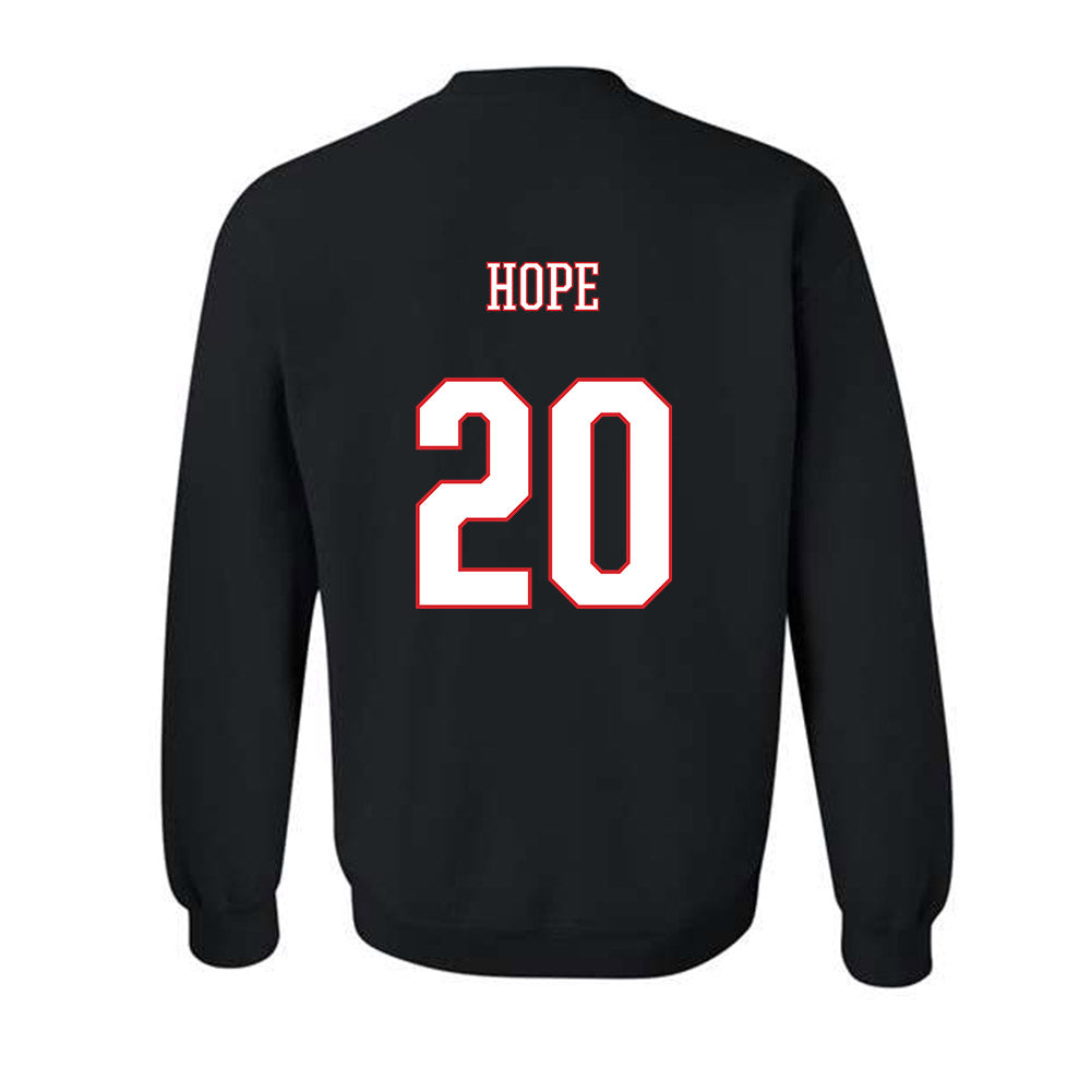 UConn - NCAA Men's Soccer : Elijah Hope - Black Classic Shersey Sweatshirt