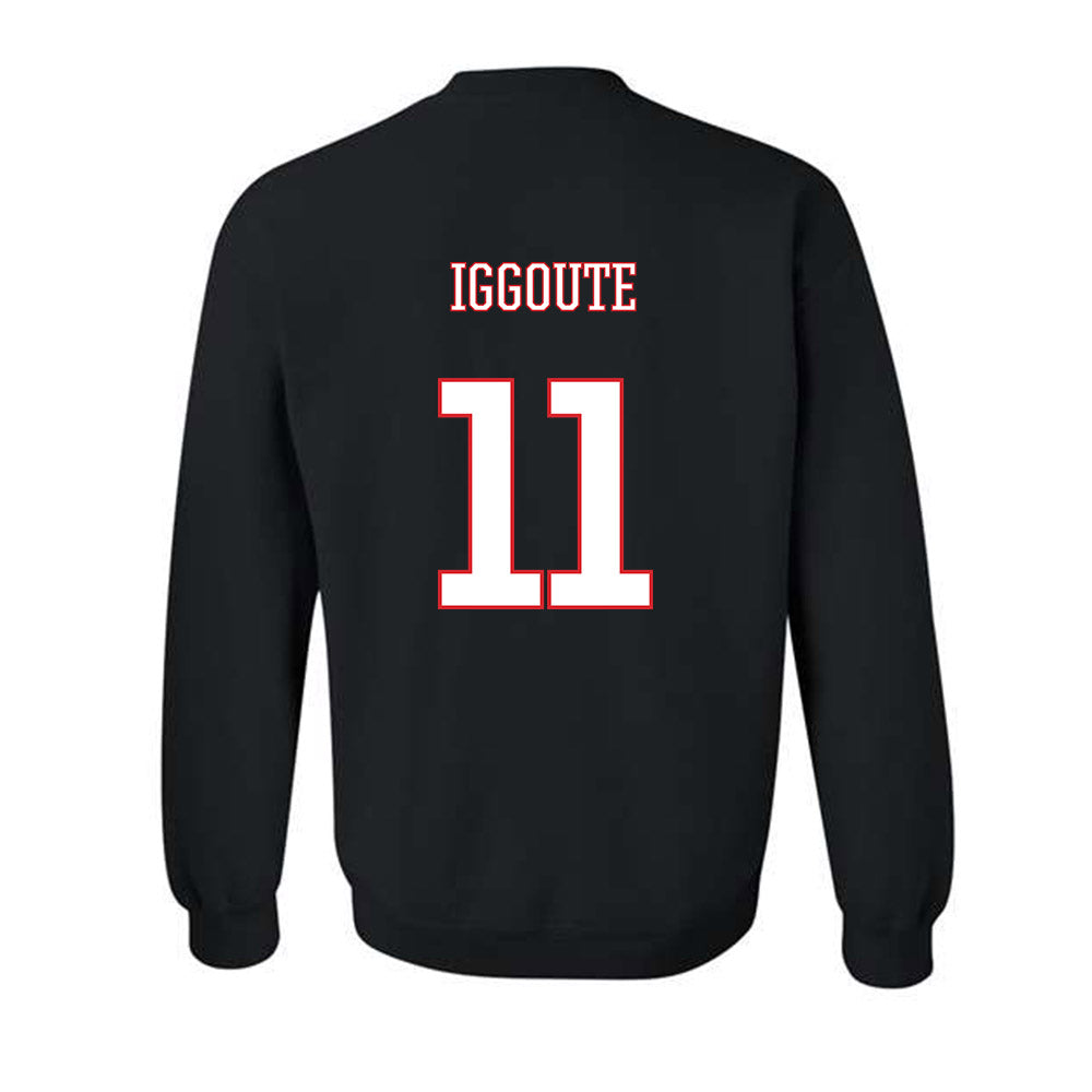 UConn - NCAA Men's Soccer : Adil Iggoute - Crewneck Sweatshirt Classic Shersey