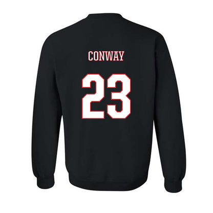 UConn - NCAA Men's Soccer : Eli Conway - Black Classic Shersey Sweatshirt