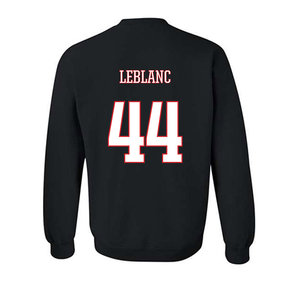 UConn - NCAA Women's Soccer : Lydia LeBlanc - Black Classic Shersey Sweatshirt