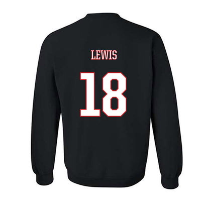 UConn - NCAA Women's Soccer : Laci Lewis - Black Classic Shersey Sweatshirt