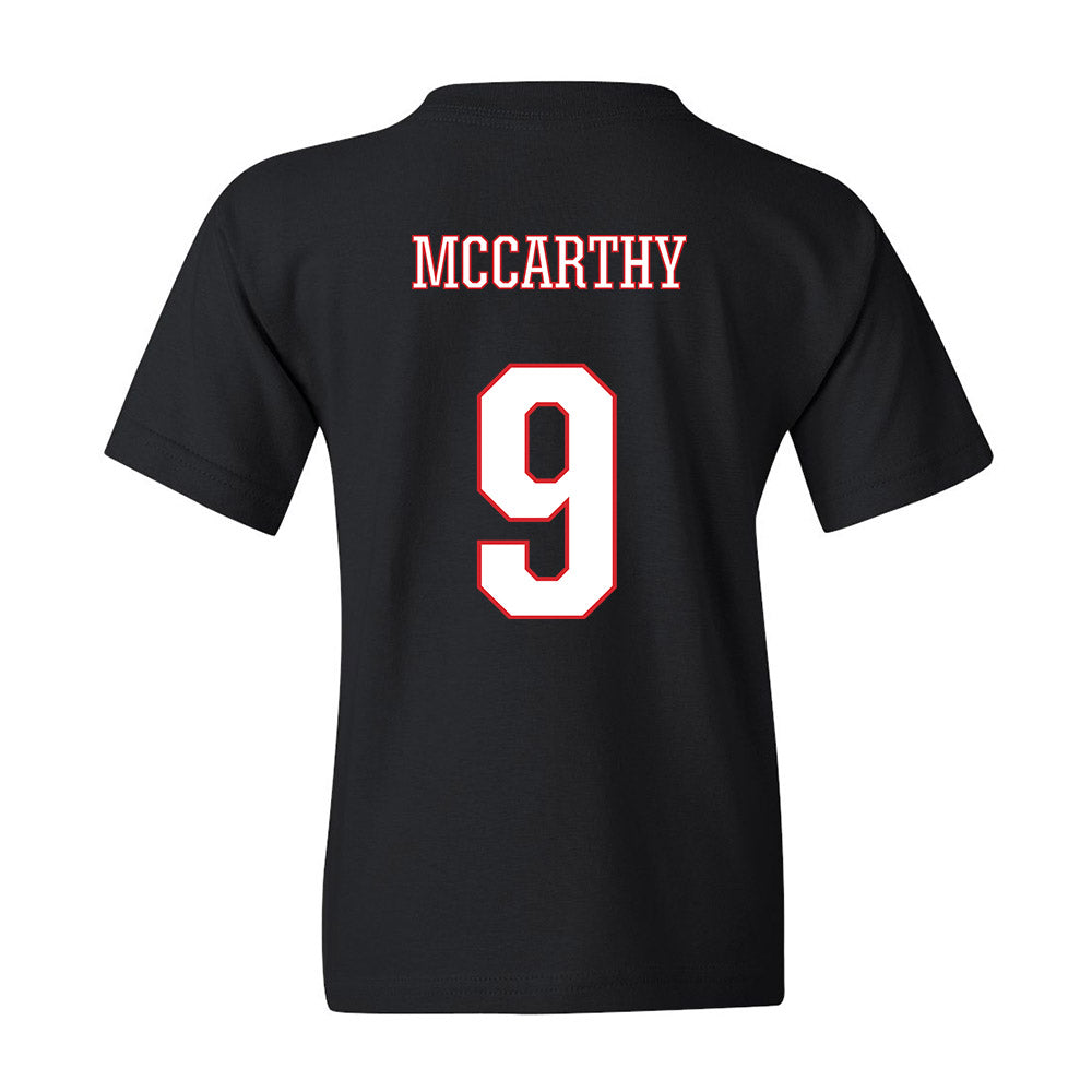 UConn - NCAA Women's Soccer : Sophie McCarthy - Black Classic Shersey Youth T-Shirt