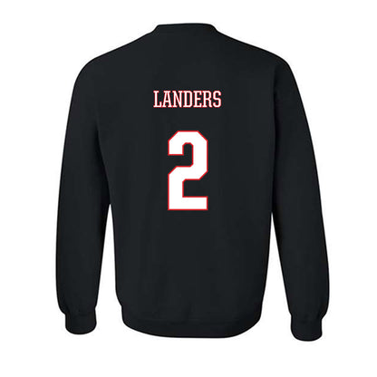 UConn - NCAA Women's Soccer : Chloe Landers - Black Classic Shersey Sweatshirt