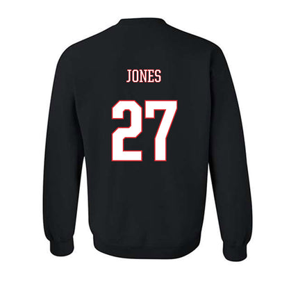UConn - NCAA Women's Soccer : Abbey Jones - Black Classic Shersey Sweatshirt