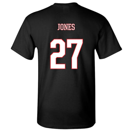 UConn - NCAA Women's Soccer : Abbey Jones - Black Classic Shersey Short Sleeve T-Shirt