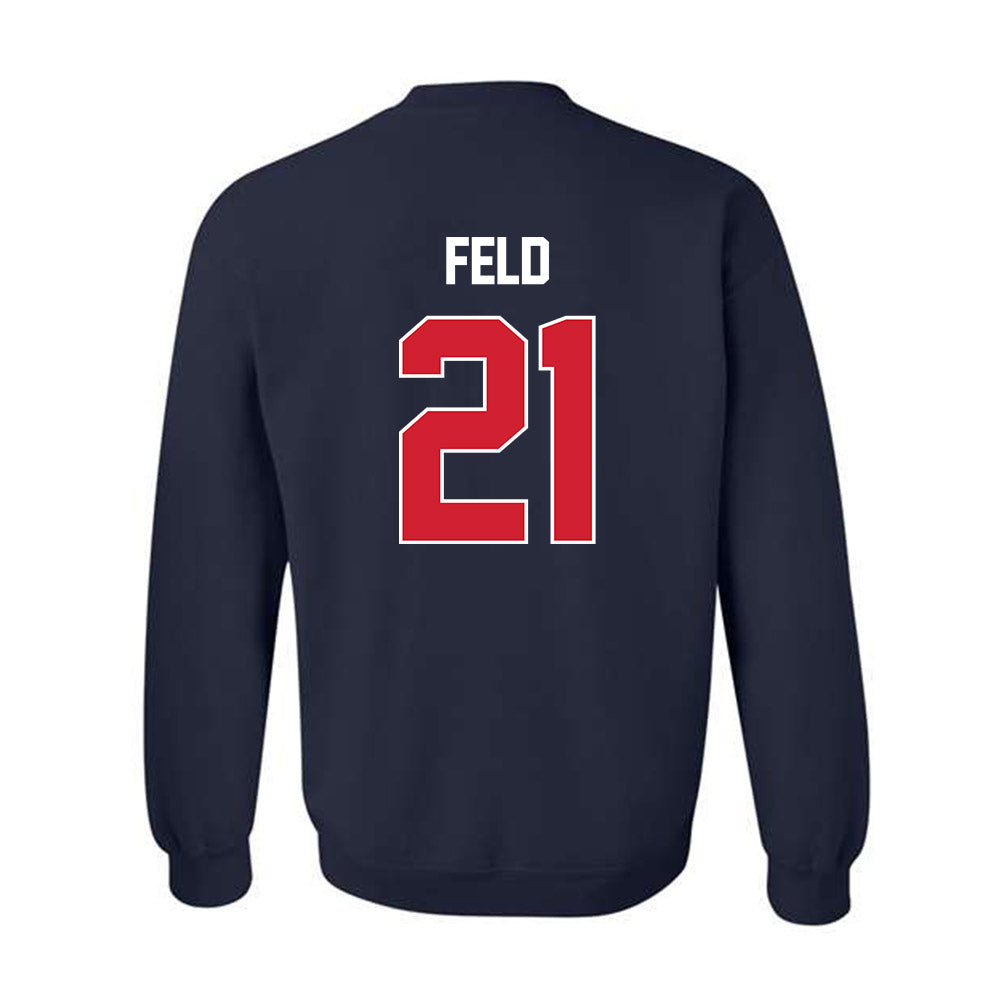 Gonzaga - NCAA Baseball : Justin Feld - Crewneck Sweatshirt Classic Shersey