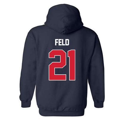 Gonzaga - NCAA Baseball : Justin Feld - Hooded Sweatshirt Classic Shersey