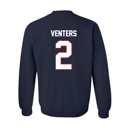 Gonzaga - NCAA Men's Basketball : Steele Venters - Crewneck Sweatshirt Classic Shersey