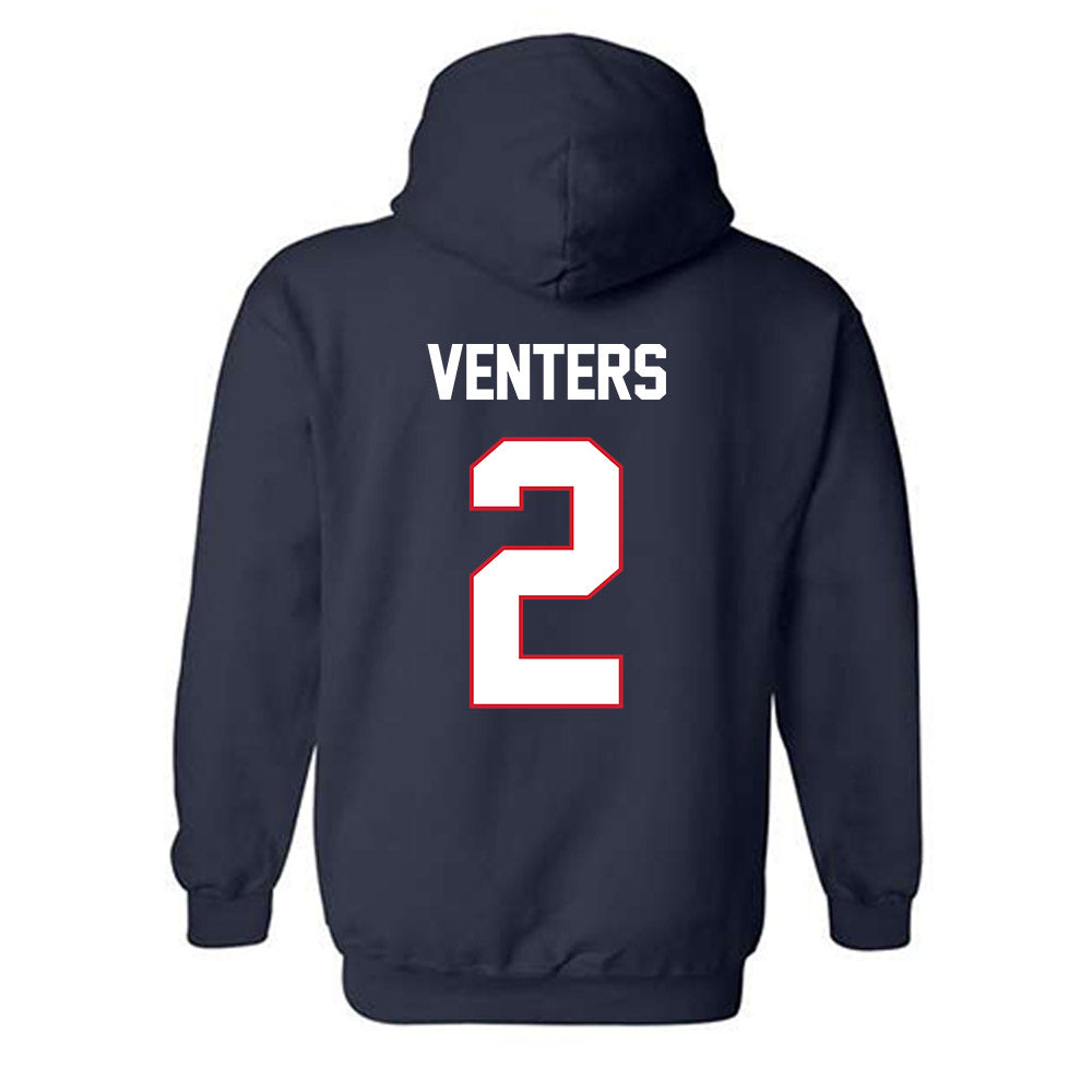 Gonzaga - NCAA Men's Basketball : Steele Venters - Hooded Sweatshirt Classic Shersey